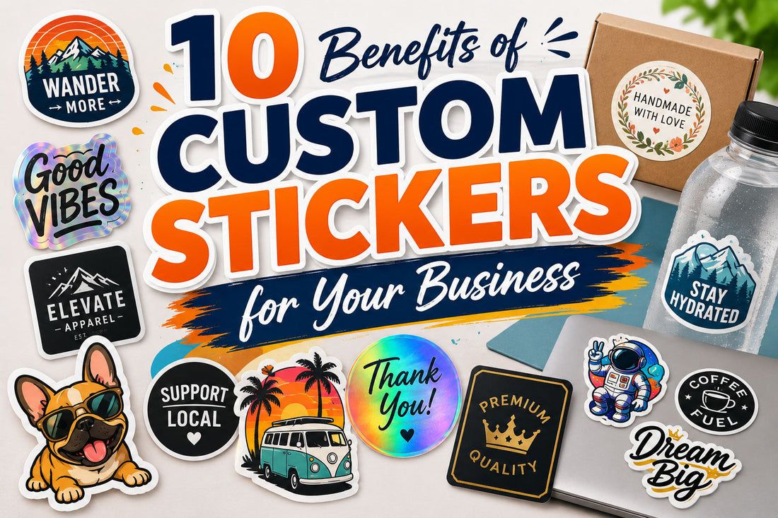 10 Benefits of Custom Stickers for Your Business