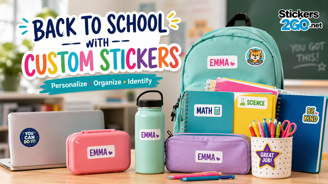 Back to School With Custom Stickers: A Small Idea With Big Benefits
