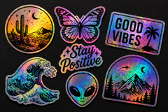 Holographic Stickers