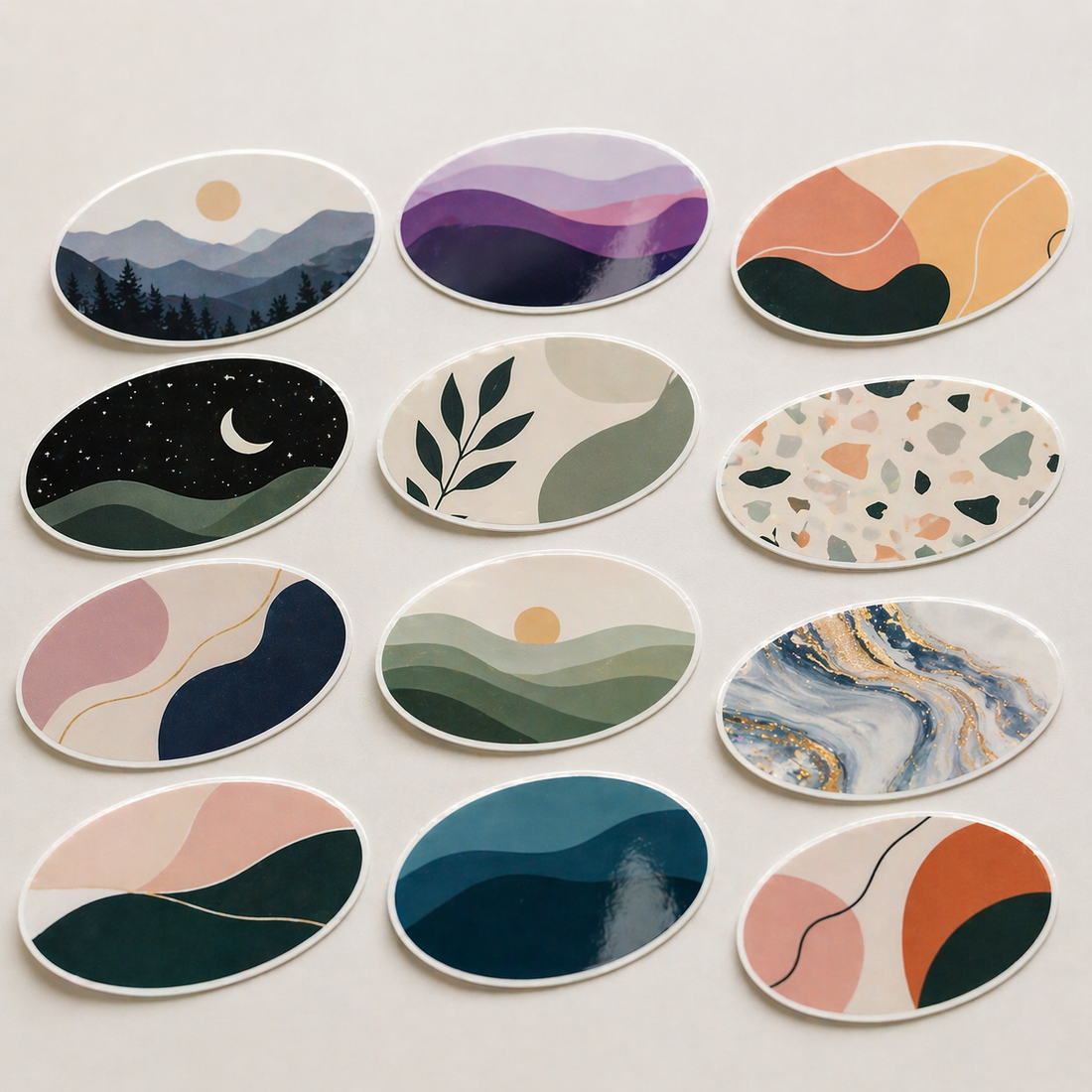 Oval Stickers